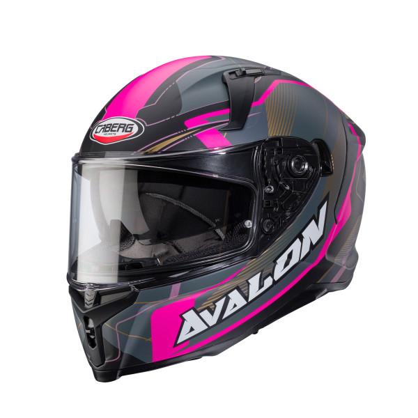 CABERG Caberg Avalon X Optic Matte Black/Grey/Fuchsia Helmet